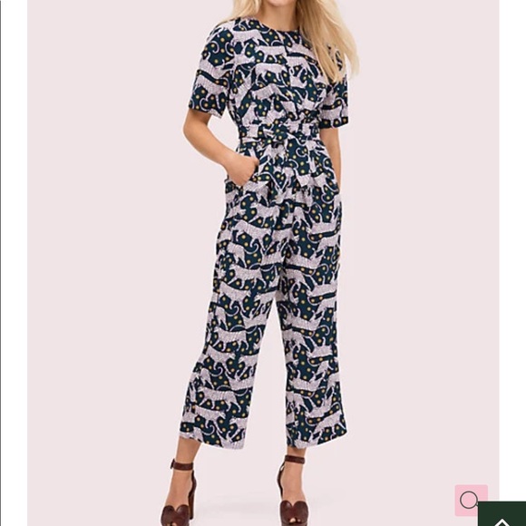 kate spade Pants - Kate Spade Panther Dot Jumpsuit